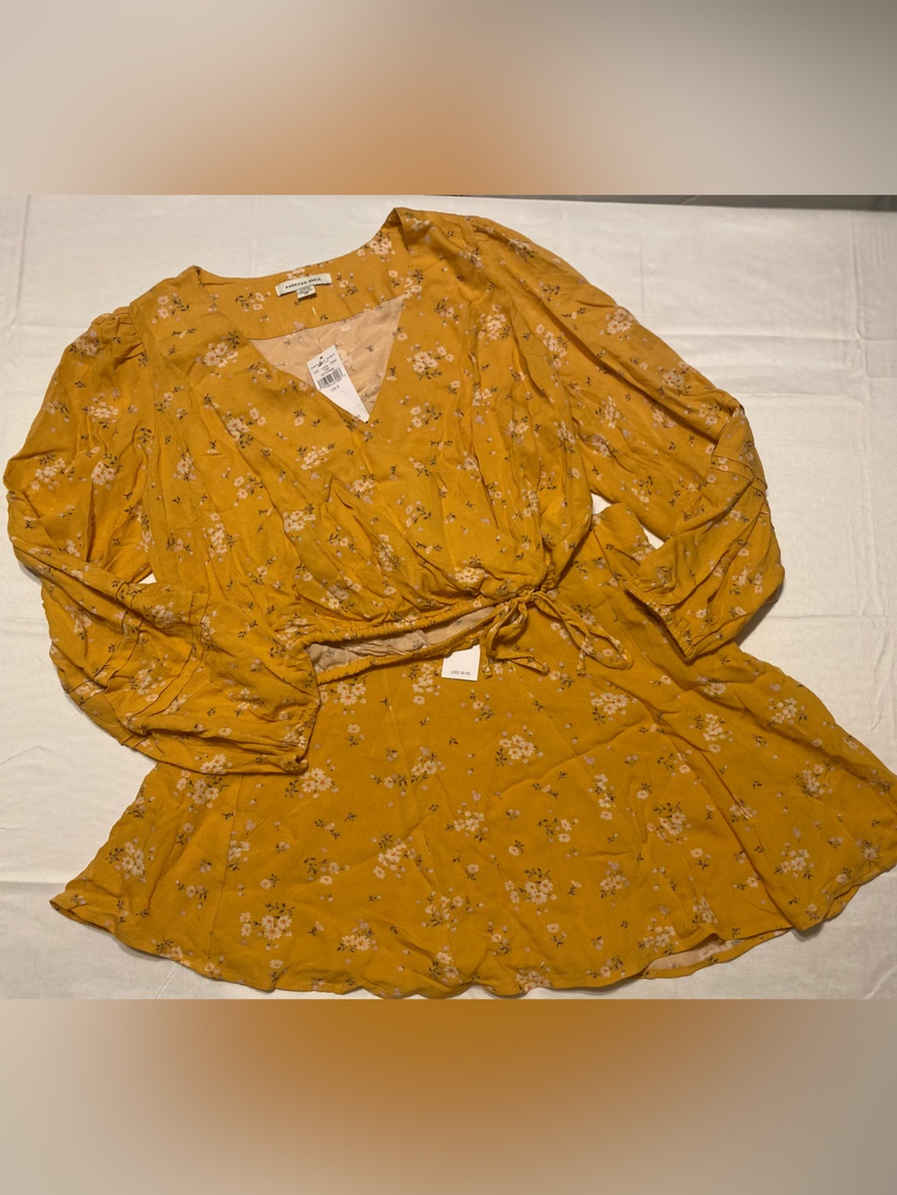 NWT American Eagle Outfitters Floral Matching Skirt and Cropped Top Set